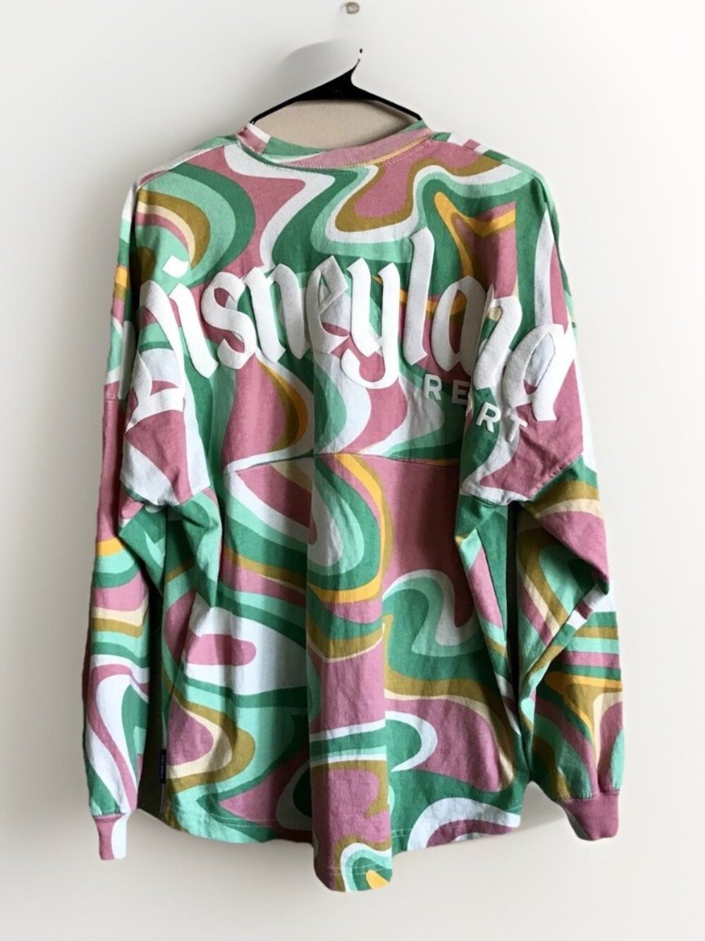 Disneyland Resort Swirl Spirit Jersey Pullover Long Sleeve Size Small - Picture 2 of 5